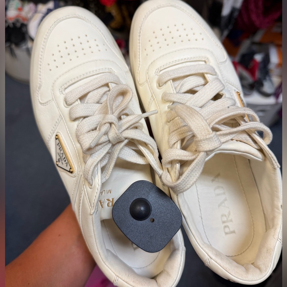 Prada downtown leather sneakers AUTHENTIC - Picture 4 of 14
